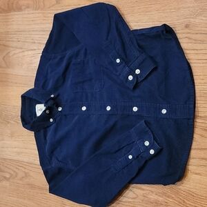 Lands' End Boys' Corduroy Button Down Shirt